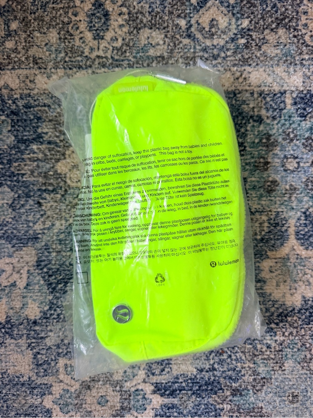 lululemon athletica Neon Yellow Tablet Sleeve
